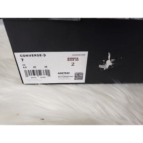 NEW Converse Girl's CTAS Move Platform High Top Sneakers Sz 7 Beach‎ Stone Taupe - Picture 8 of 9